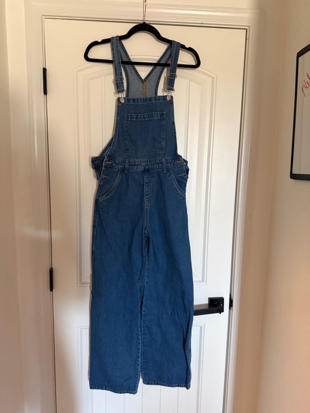 Forever 21 Blue Denim Overalls Jumpsuit